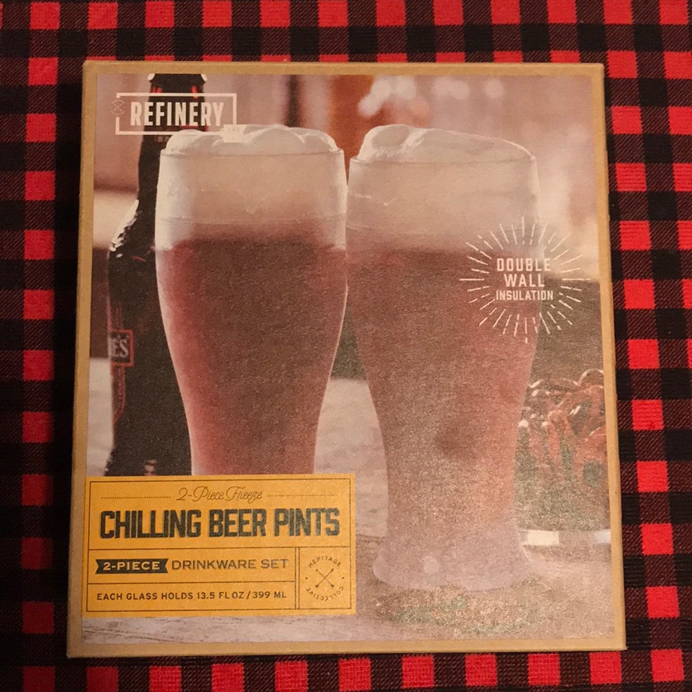Refinery Chilling Beer Pints